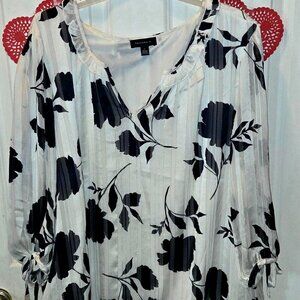 Chiffon long sleeve blouse